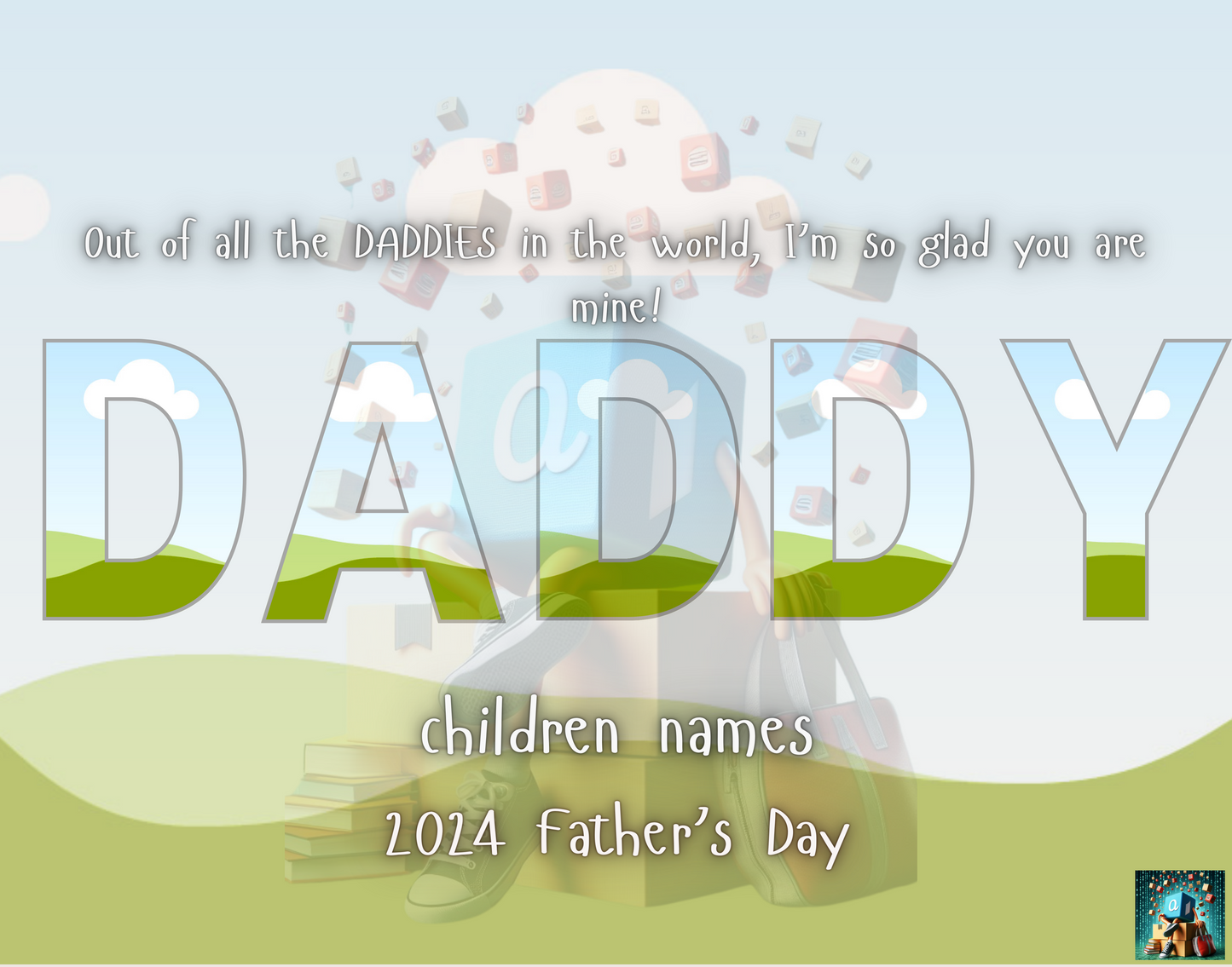 Father's Day Editable template bundle