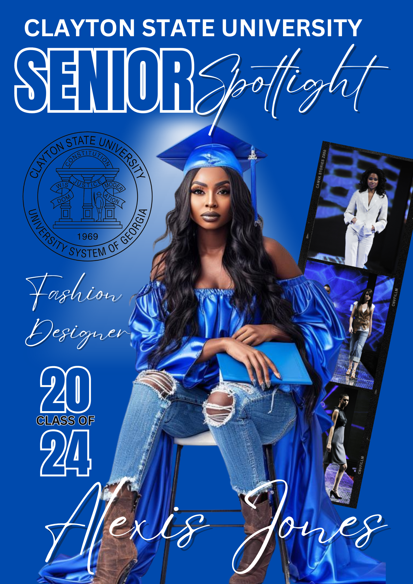 Graduation Media Guide Editable Digital Graduation Magazine Bundle(5 designs) – Crowned ...